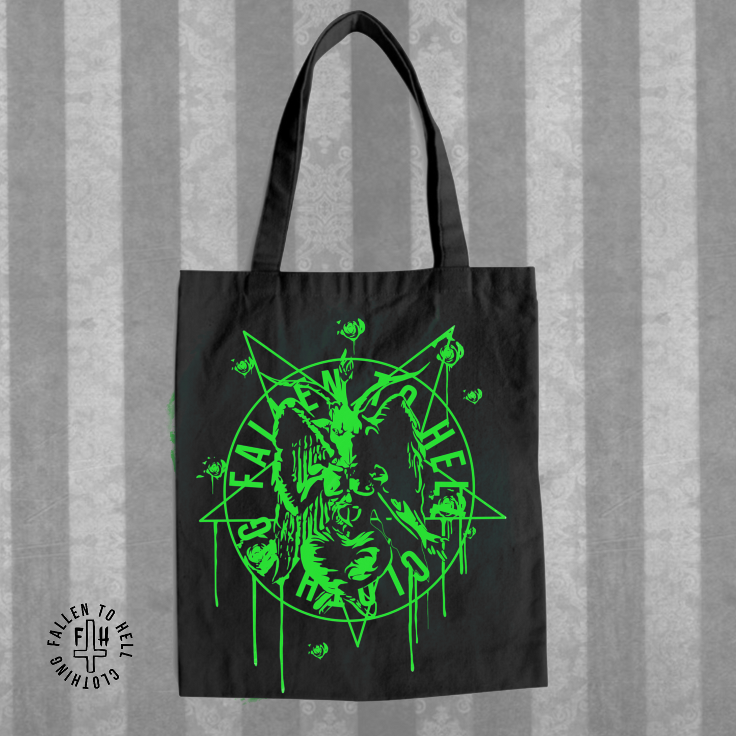 Baphomet Tote Bag - Green